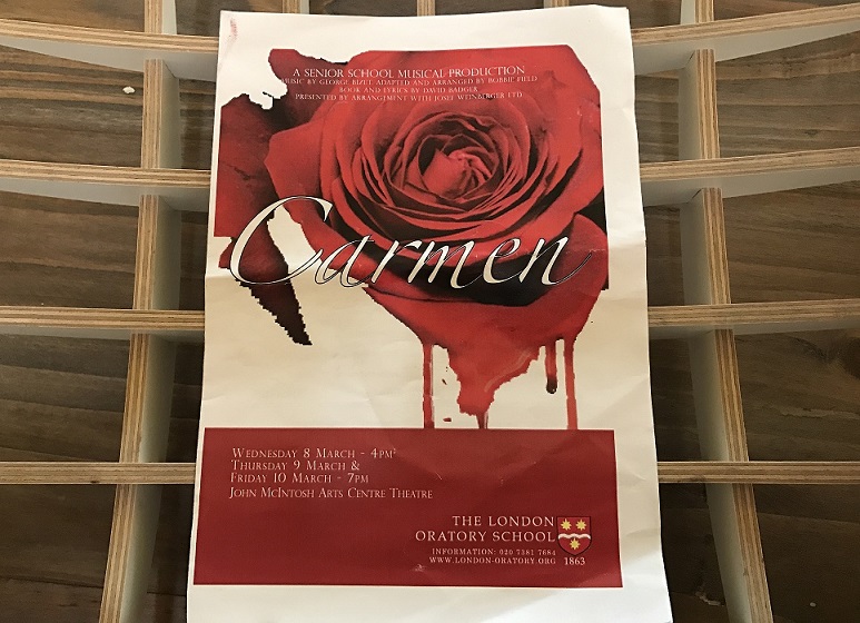 Carmen flyer Carmen performance flyer