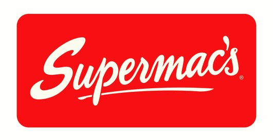supermacs logo red and white